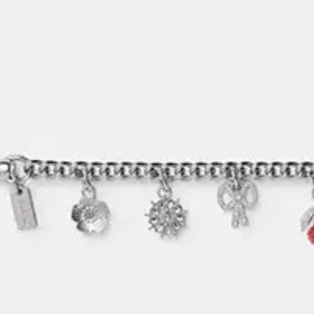 Coach Crystal Motif Chain Bag Charm CCX42 Includes Gift Box - - Picture 8 of 8